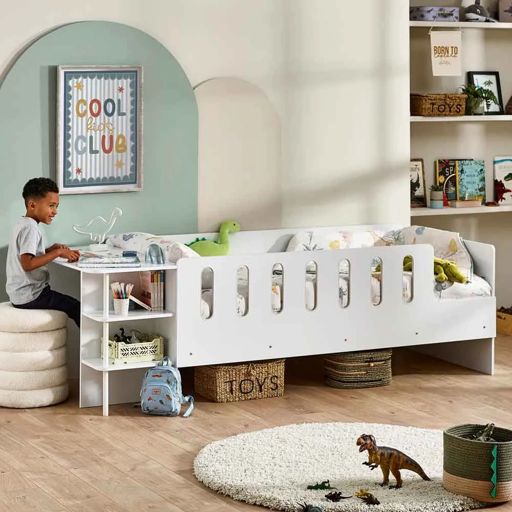 Virelli Low Sleeper Bed Frame - White, Wood product