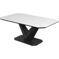 Viroqua Ceramic Coffee Table - Matt White