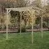 Viroqua Wooden Pergola Canopy - Natural