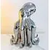 Visalia Small Ceramic Octopus Ornament - Chrome