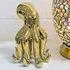 Visalia Small Ceramic Octopus Ornament - Gold