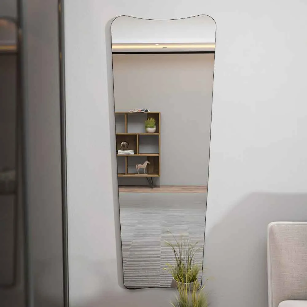 Vitros Full-Length Wall Mirror - Black, MDF product