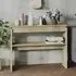 Vivica Console Table with Undershelf - Sonoma Oak, Chipboard