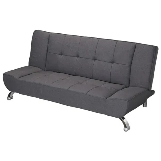 Vogues Sofa Bed - Grey, Linen Fabric product