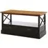 Vorgo Coffee Table with 2 Drawers - Black, Fir Wood