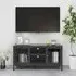 Voss Steel TV Stand with 2 Doors - Anthracite, Steel