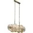 Wagon 10 Light Bar Pendant Light - Bronze, Amber Glass