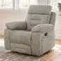 Waldorf 1-Seater Recliner Sofa - Latte, Fabric
