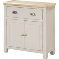 Waldorf Sideboard with 2 Doors 1 Drawer - White, Oak