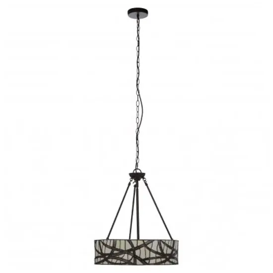 Waldron Branch Pendant Light - Bronze, Glass image