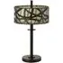 Waldron Branch Table Lamp - Bronze Tone, Glass