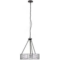 Waldron Deco Pendant Light - Bronze, Glass