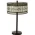 Waldron Diamond Table Lamp - Bronze Tone, Glass