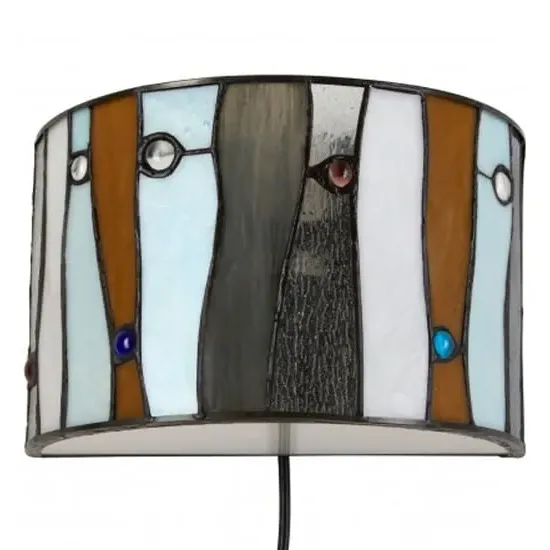 Waldron Jewel Wall Light - Bronze Tone, Glass image