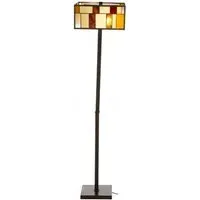 Waldron Square Floor Lamp - Bronze