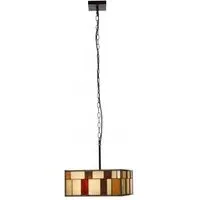Waldron Square Pendant Light - Bronze, Glass