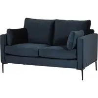 Waleska 2-Seater Sofa - Navy, Fabric