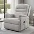 Walhalla Electric Recliner Chair - Champagne, Fabric