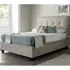 Walker King Size Ottoman Bed with Storage - Oatmeal, Fabric