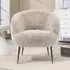 Waller Fabric Bedroom Chair - Fawn