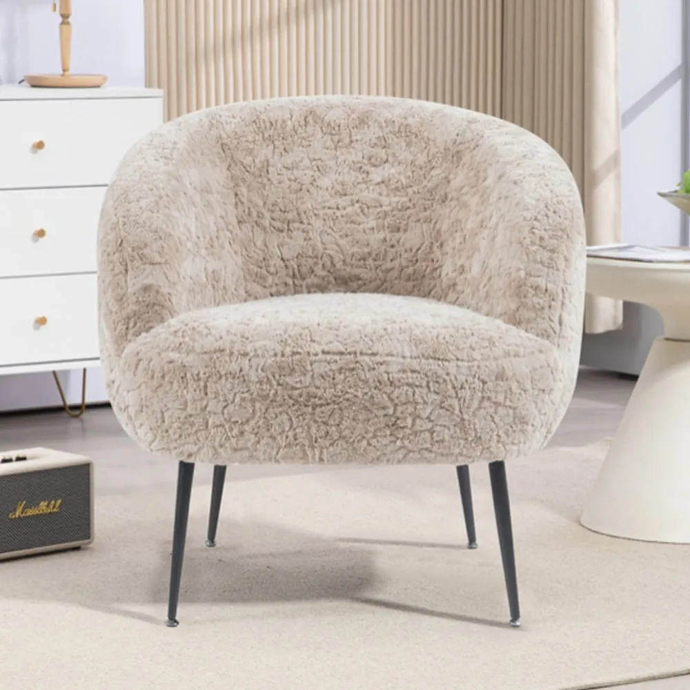 Waller Fabric Bedroom Chair - Fawn image