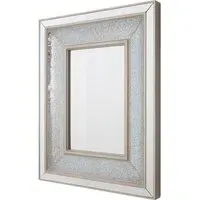 Wallisian Wall Mirror - Silver, MDF