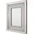 Wallisian Wall Mirror - Silver, MDF