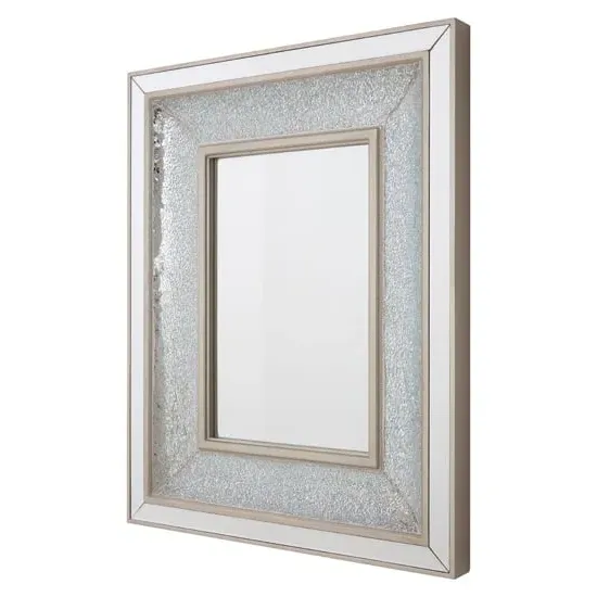 Wallisian Wall Mirror - Silver, MDF