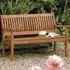 Walsall 2-Seater Garden Bench - Natural, Wood