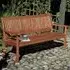 Walsall 3-Seater Garden Bench - Natural, Wood
