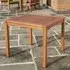 Walsall Square Garden Dining Table - Honey Brown, Wood
