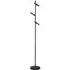 Wands LED 3 Light Floor Lamp - Black, Steel