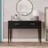 Wantagh Console Table with 2 Drawers - Black, Wood
