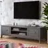Wantagh TV Stand with 2 Doors - Grey, Wood