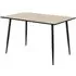 Warren Rectangular Dining Table - Black, White Oak