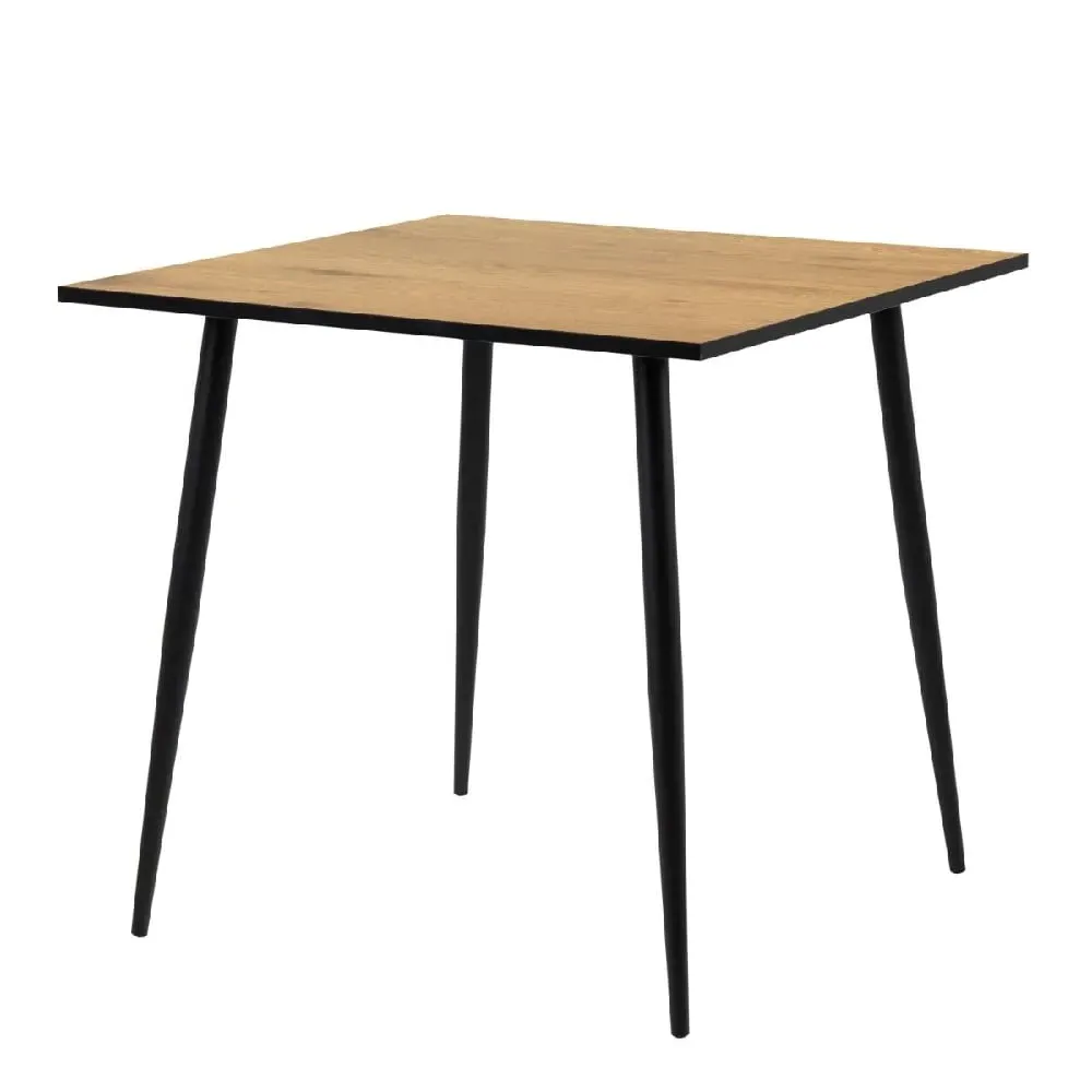 Warren Square Dining Table - Black, Oak image