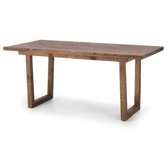 Warsaw Reclaimed Pine Wood Dining Table - Rustic Pine image