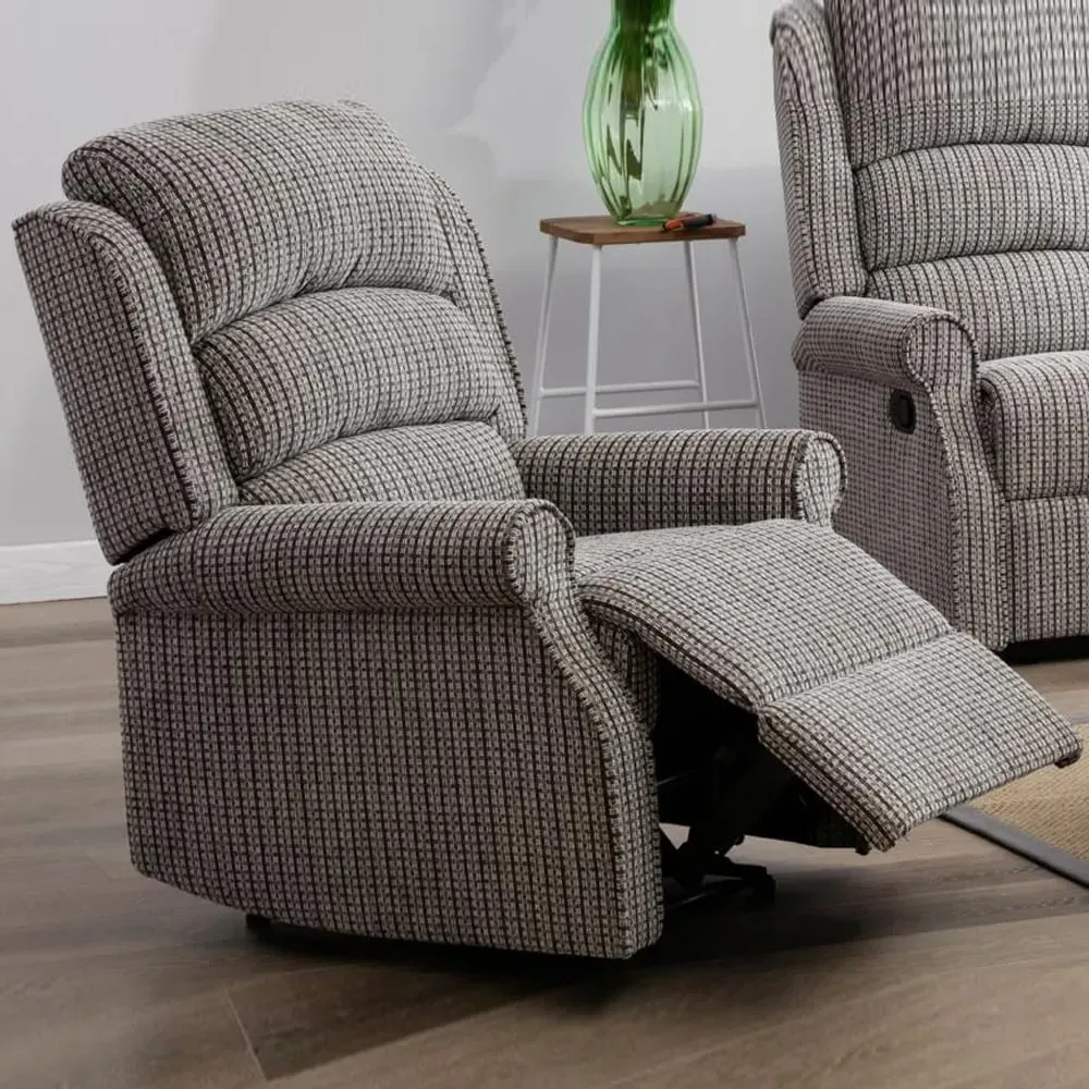 Warth 1-Seater Recliner Sofa - Latte, Fabric image