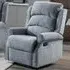 Warth 1-Seater Recliner Sofa - Steel Blue, Fabric