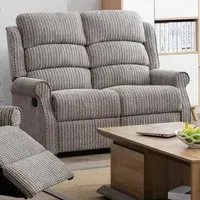 Warth 2-Seater Recliner Sofa - Latte, Fabric
