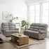 Warth 3+2 Recliner Sofa Set - Latte, Fabric