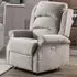Warth Electric 1-Seater Recliner Sofa - Natural, Fabric