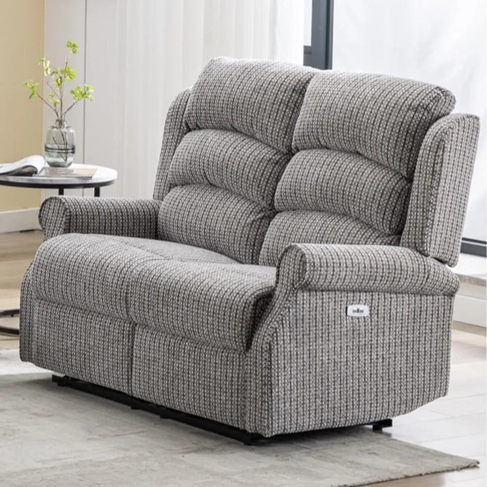 Warth Electric 2-Seater Recliner Sofa - Latte, Fabric