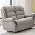 Warth Electric 2-Seater Recliner Sofa - Natural, Fabric
