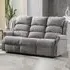 Warth Electric 3-Seater Recliner Sofa - Latte, Fabric