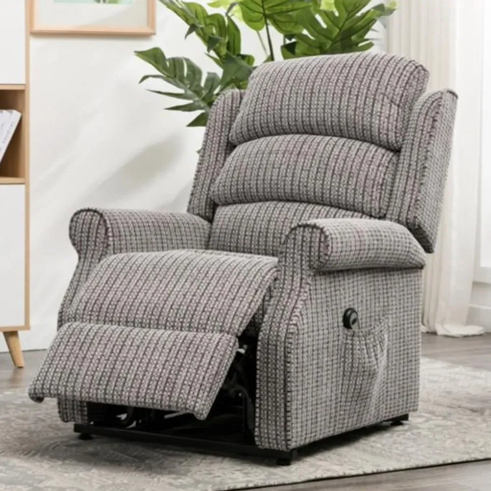 Warth Electric Dual Motor Recliner Chair - Latte, Fabric