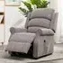 Warth Electric Single Motor Recliner Chair - Latte, Fabric