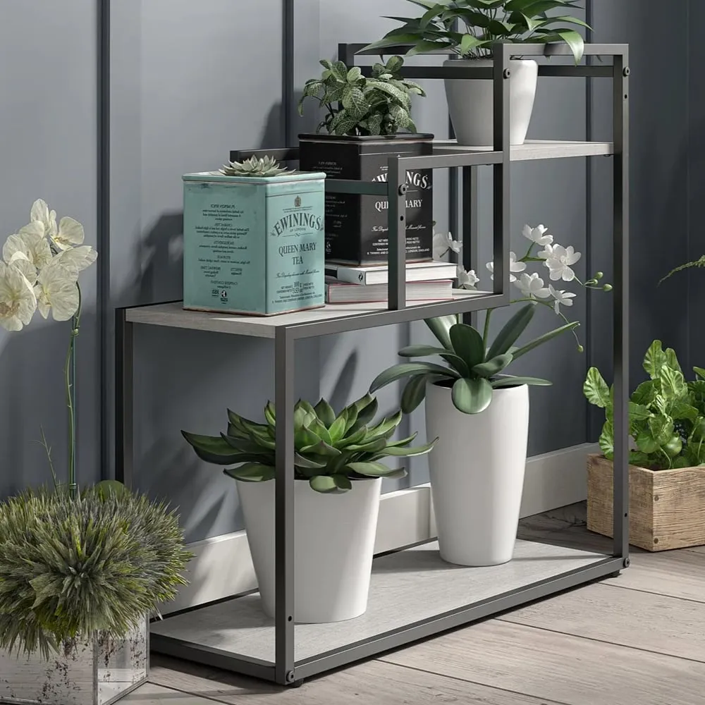 Warton 3-Tier Plant Stand - Natural, Wood