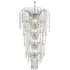 Waterfall 13 Lights Crystal Tier Chandelier - Chrome