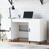 Waterford Computer Desk with 2 Doors - White